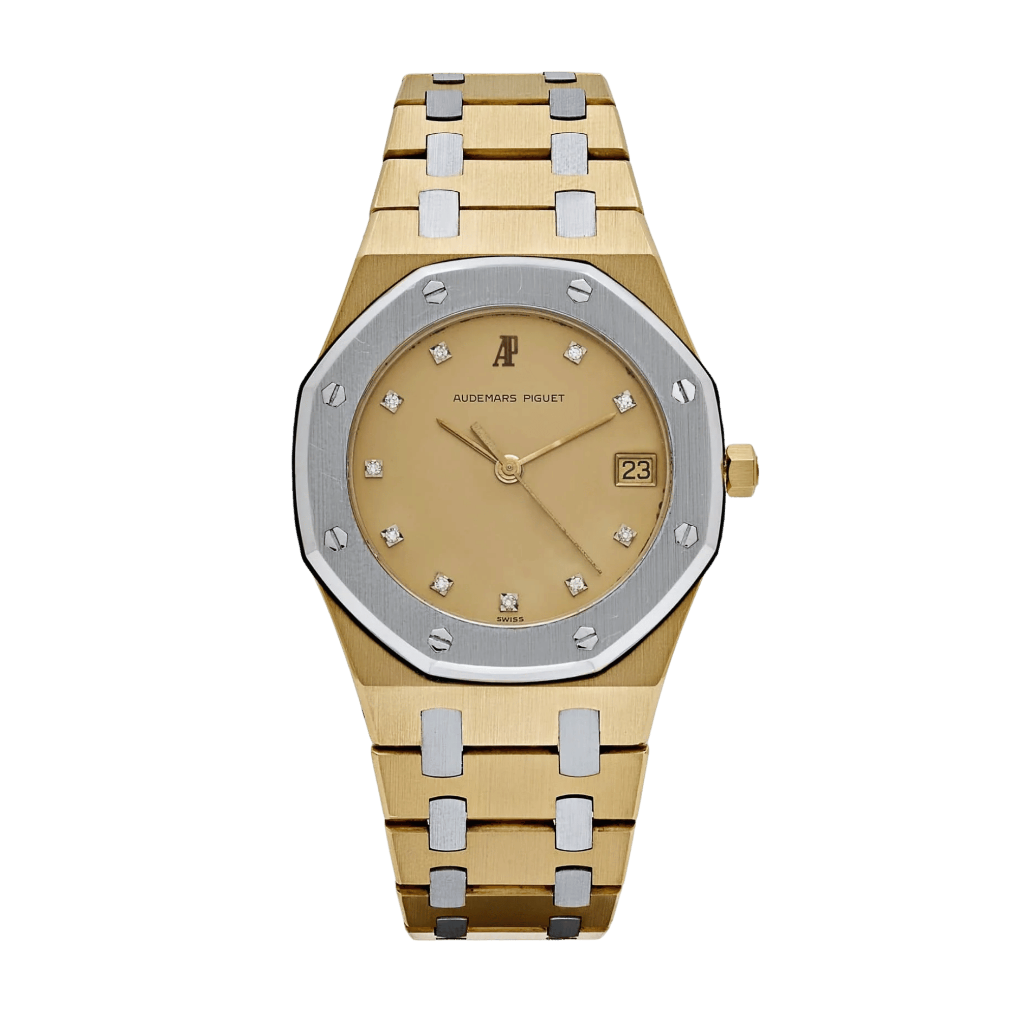 Audemars Piguet Royal Oak Yellow Gold & White Gold Gold Dial 36mm