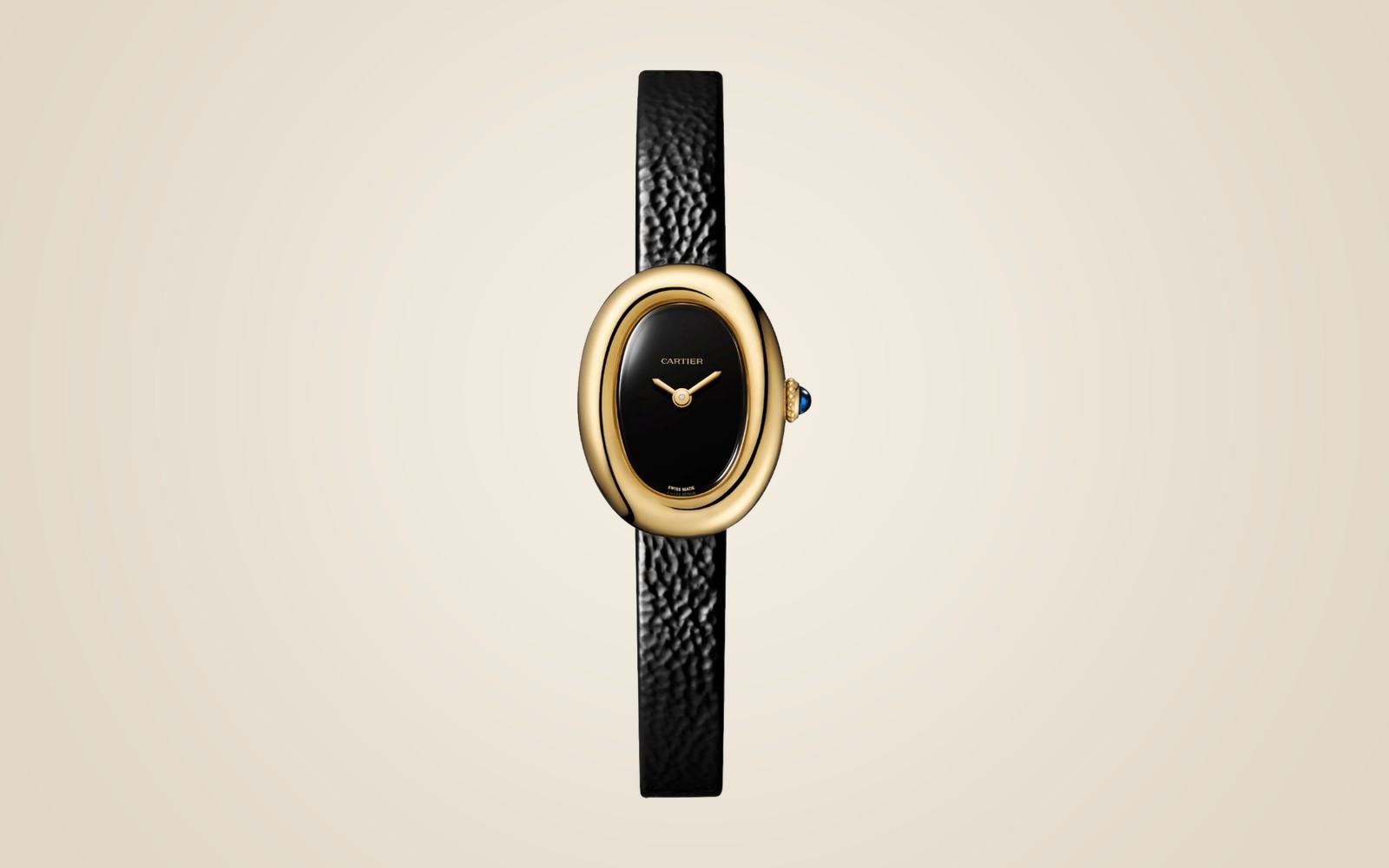 Cartier Baignoire Mini on Leather