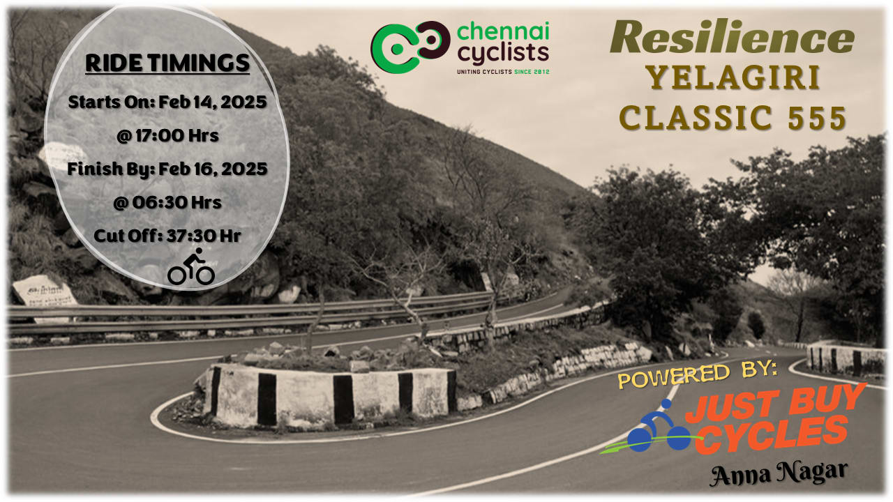 CC Enduro Series - Resilience 555km Ride - Feb 2025 - Yelagiri Classic 555 