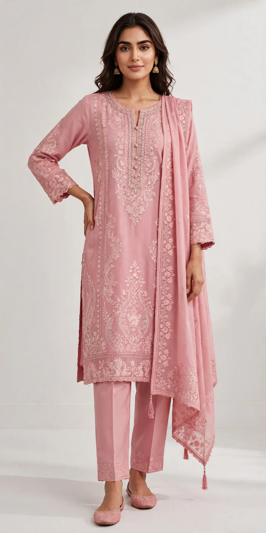 EMBROIDERED LAWN 3 PCS (UNSTITCHED)