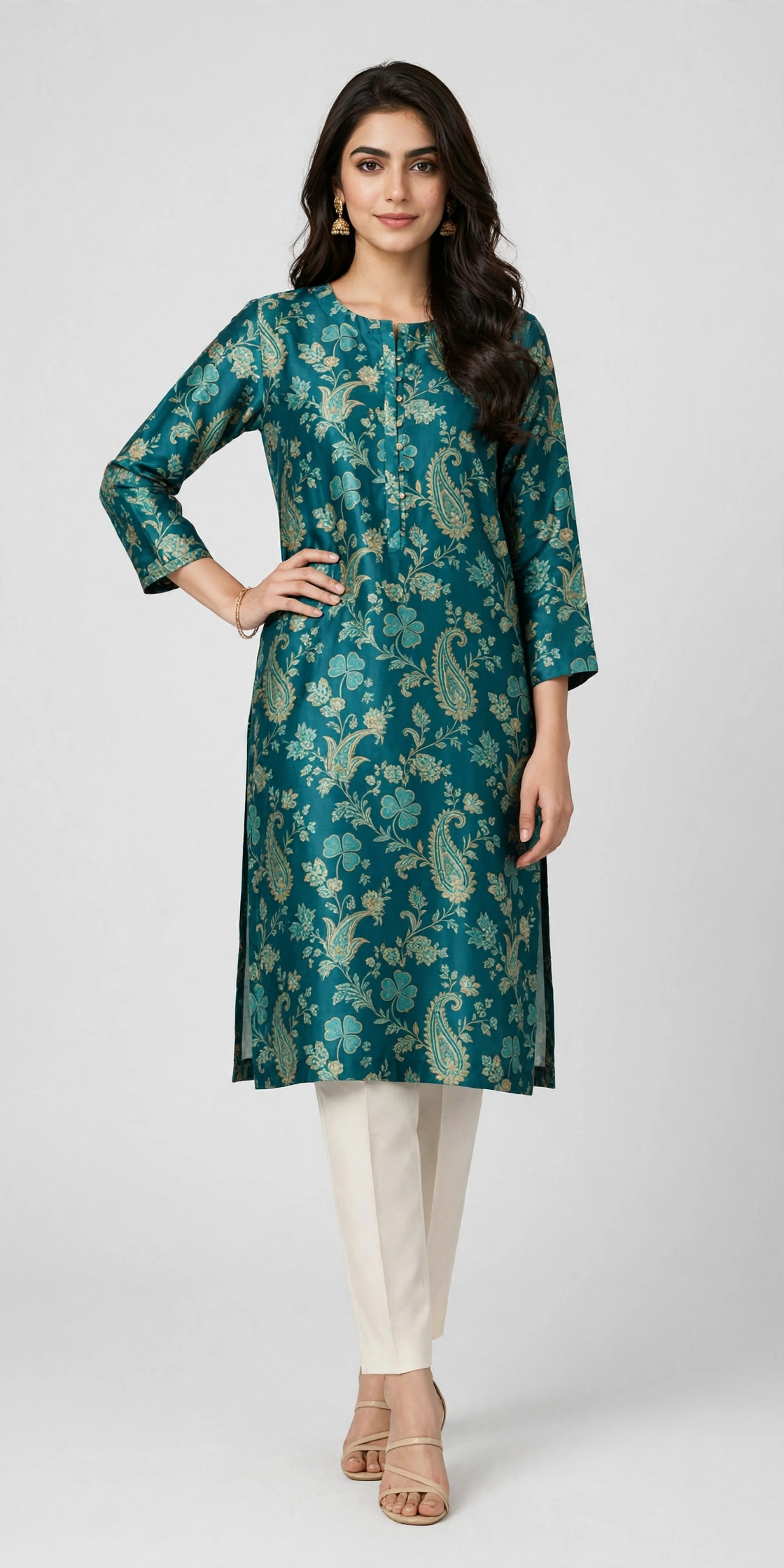 PRET PRINTED SHAMOZ SILK 1 PC