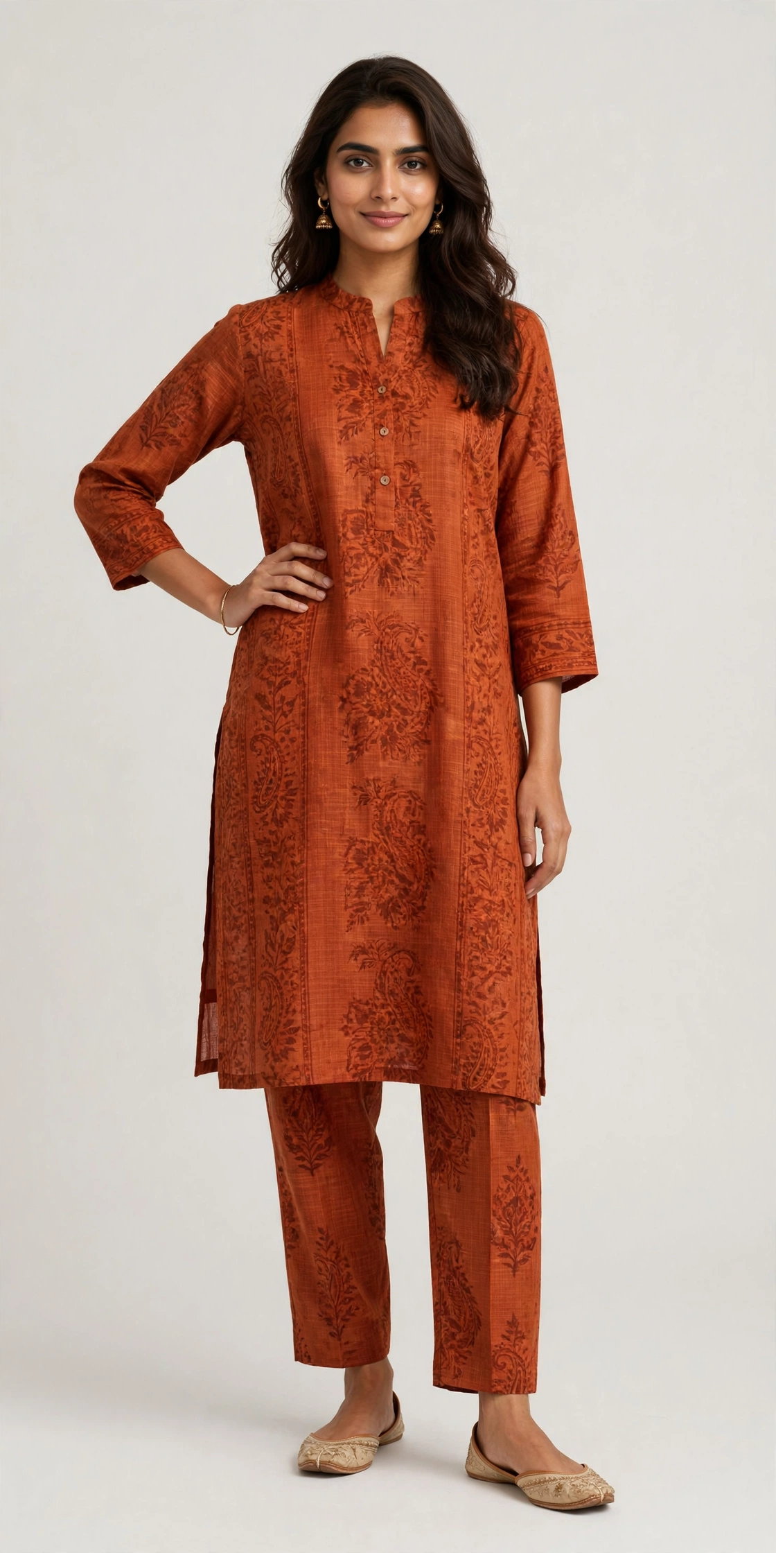 PRINTED SLUB KHADDAR 2 PCS (UNSTITCHED)