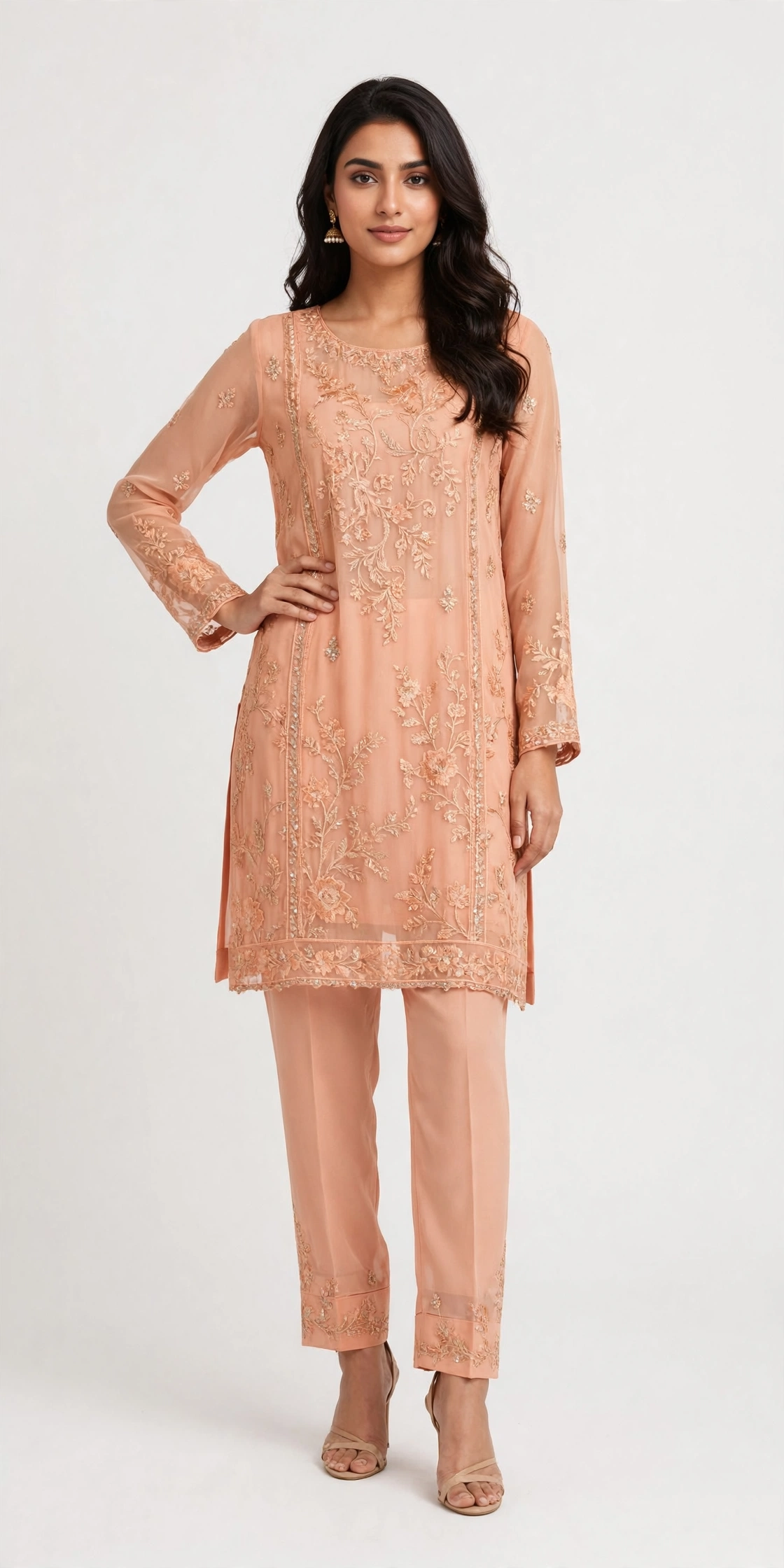 PRET EMBROIDERED CHIFFON 2 PCS