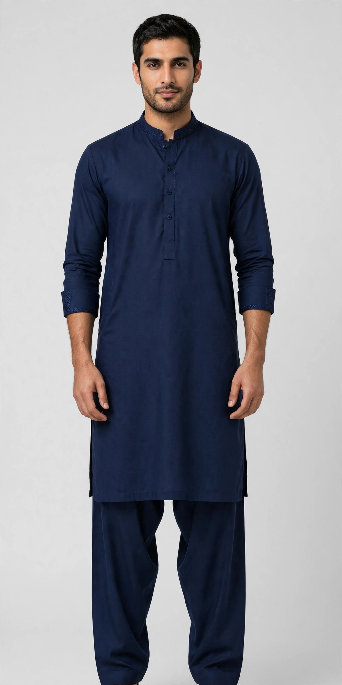 Navy Blue Shalwar Kameez