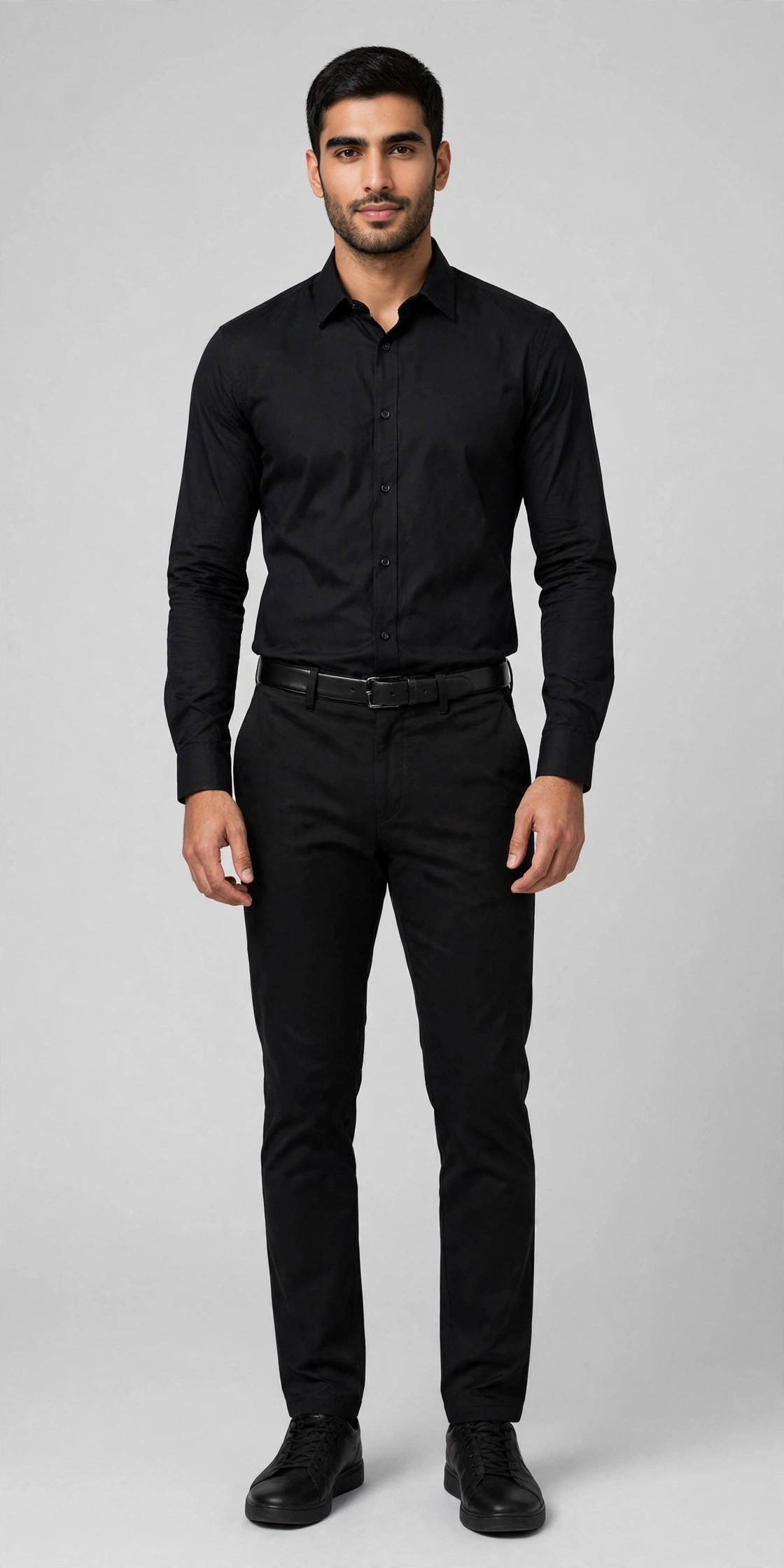 Black Slim Fit Shirt