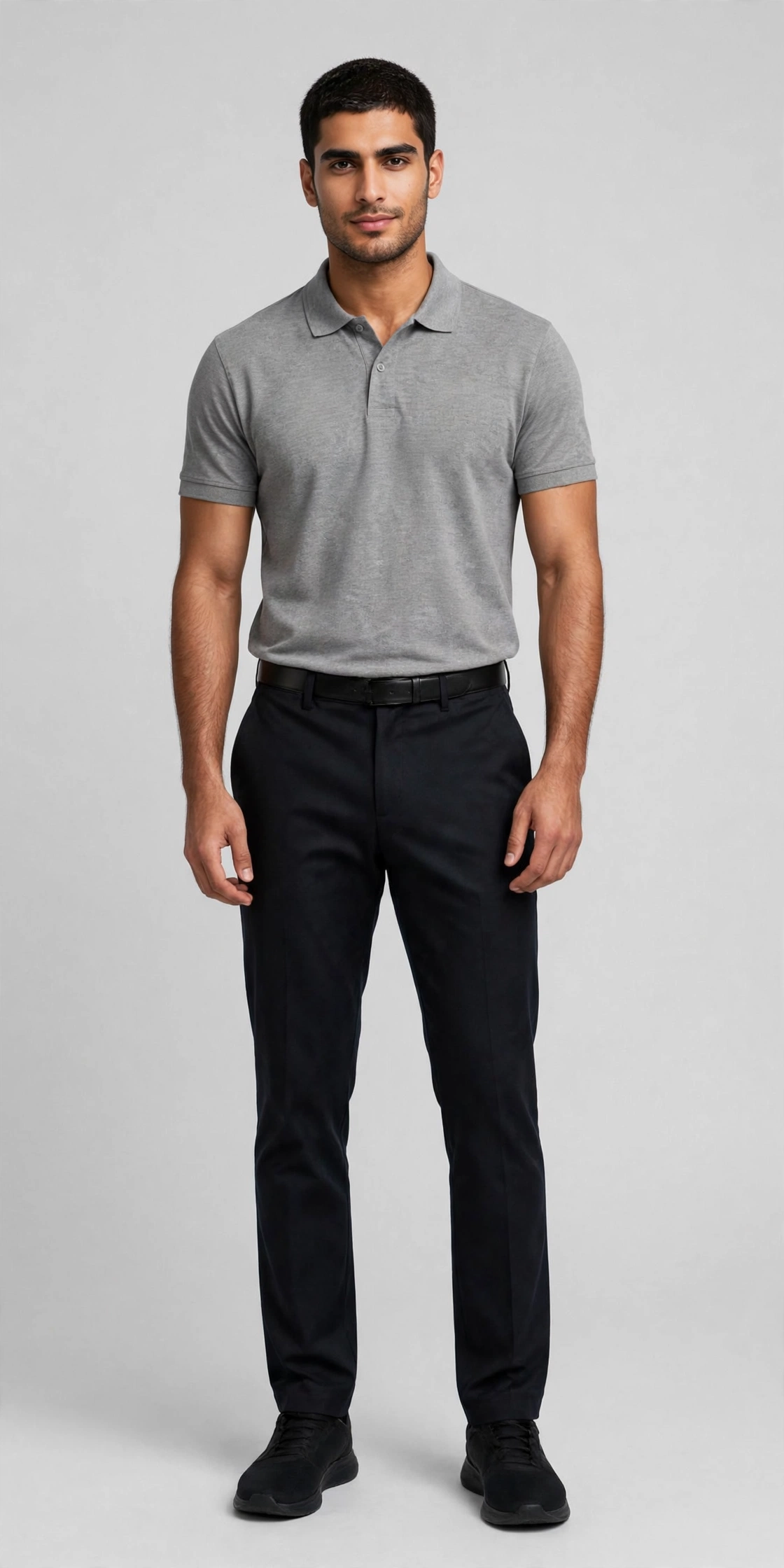 Grey Polo Shirt