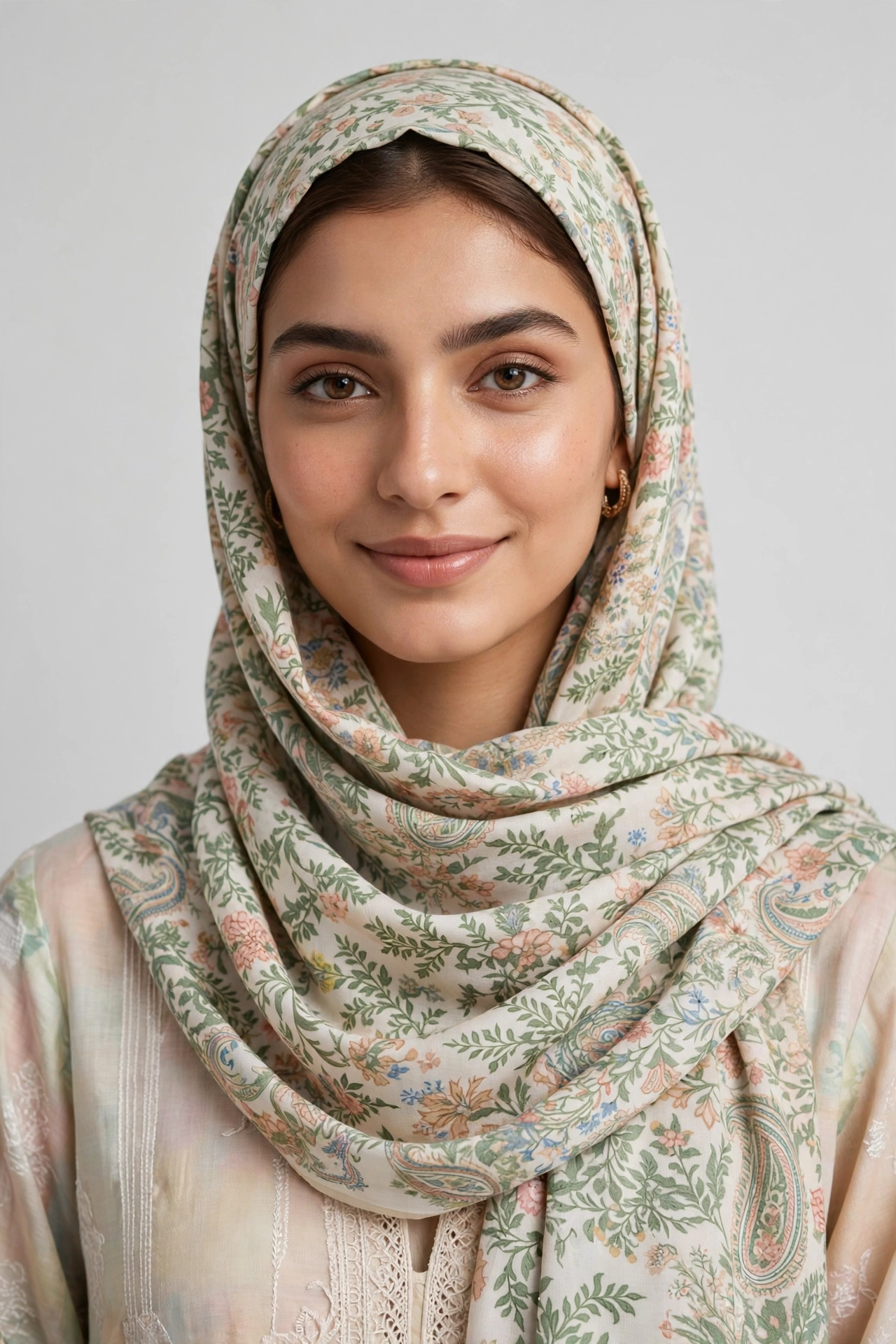Printed Lawn Hijab