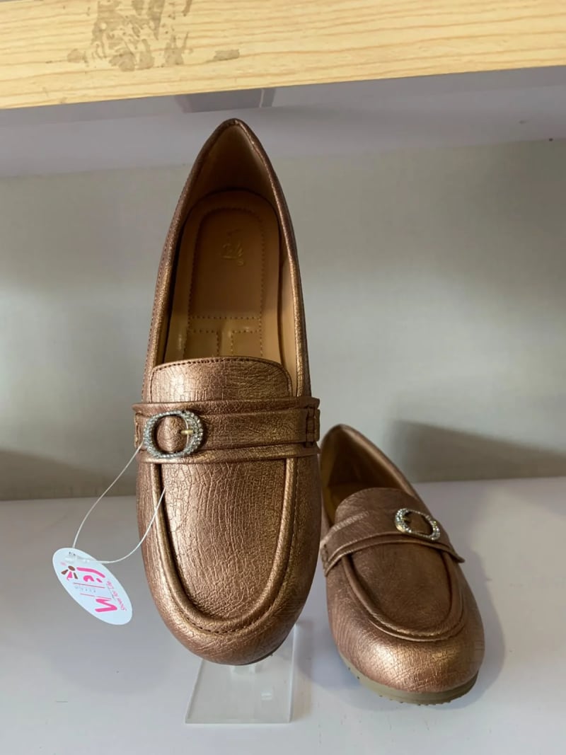 Wej 4607 Buckle Loafer — Bronze view 5
