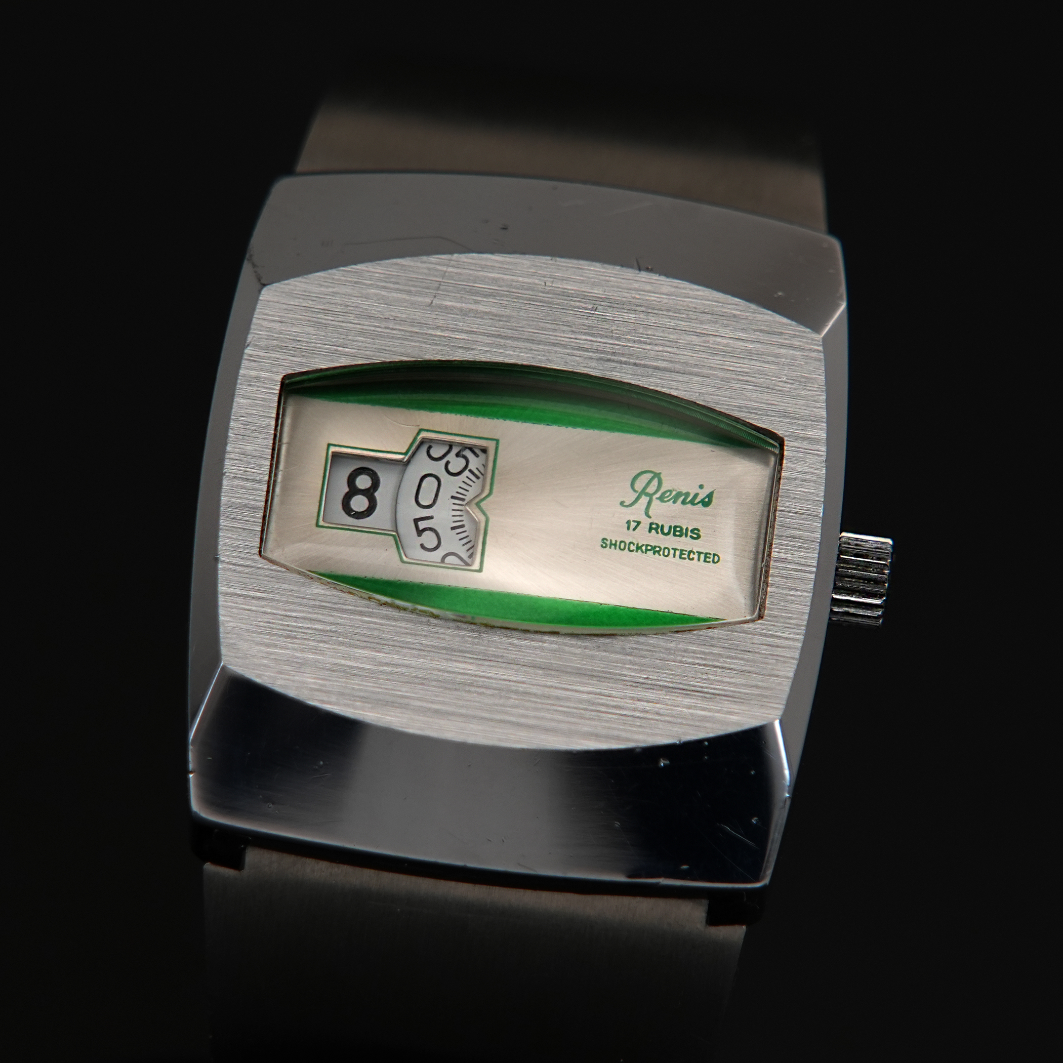 Renis | 17 Jewels | Green Dial