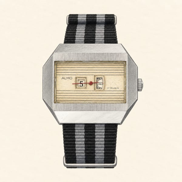 Almo — Jump-Hour Watch
