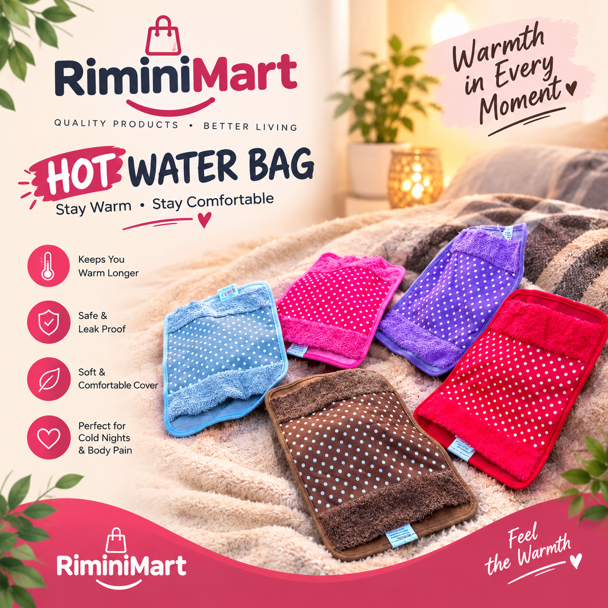 Electric Hot Water Bag / Heat Pillow and Pain Remover By Shop Exclusive – Multicolour – hot water bag  350.00৳  Original price was: 450.00৳ .অর্ডার করতে  অর্ডার করুন  বাটনে ক্লিক করুন।  ফোনে অর্ডার করতে কল করুন: 01602635030