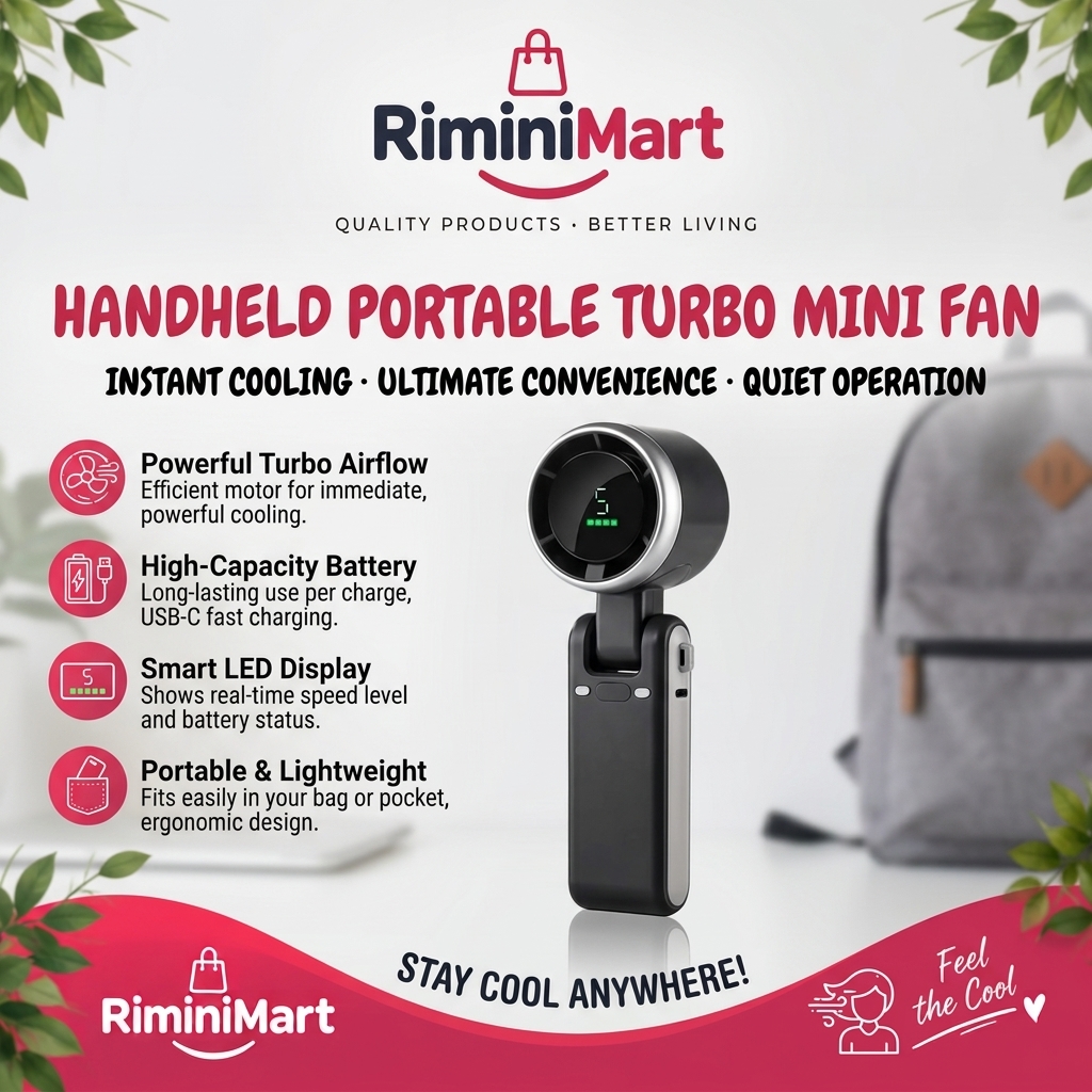 Handheld Portable Turbo Mini Fan