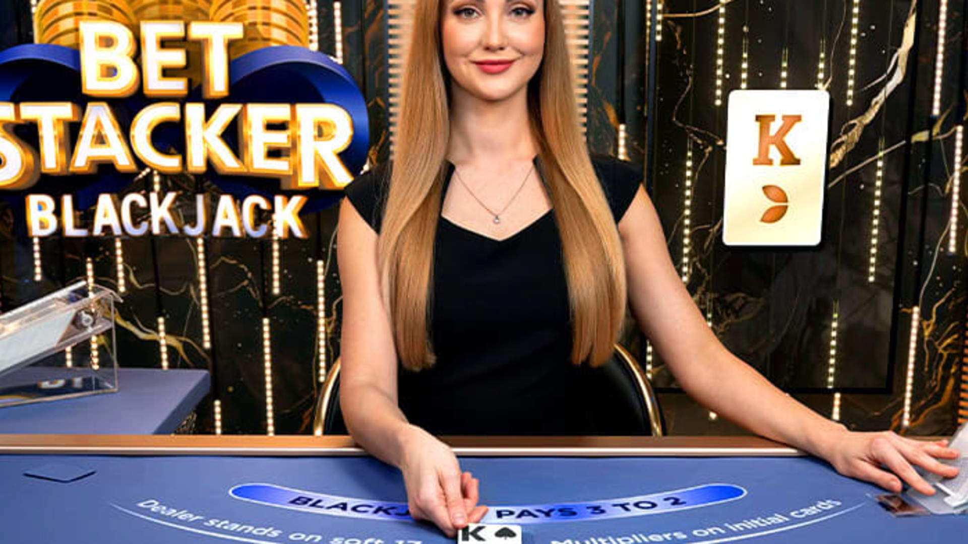 Live Infinite Bet Stacker Blackjack