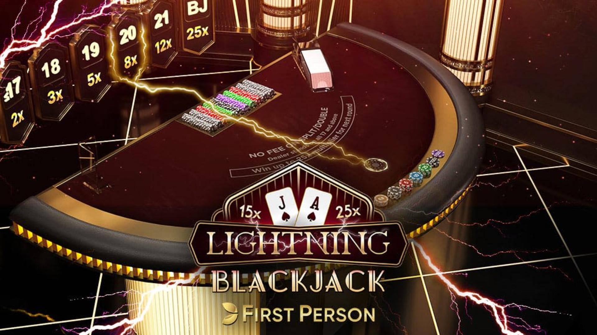 First Person Lightning Blackjack
