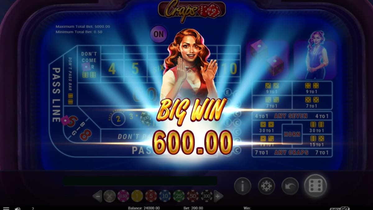Craps screenshot 2