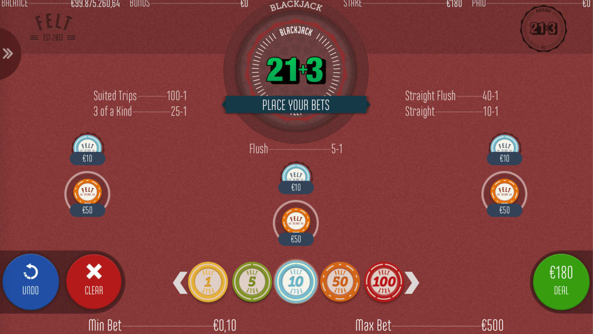 21+3 Blackjack screenshot 3