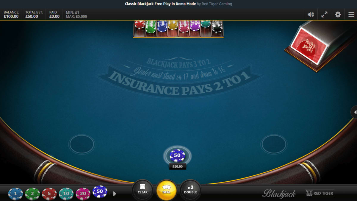 Blackjack screenshot 1