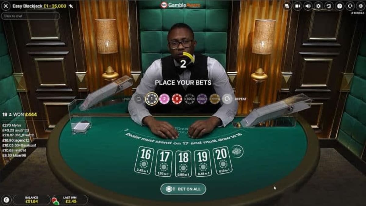 Live Easy Blackjack screenshot 2
