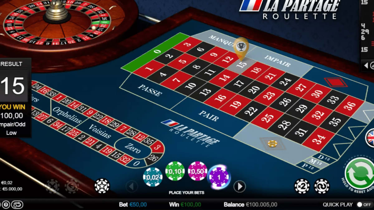 La Partage Roulette screenshot 1