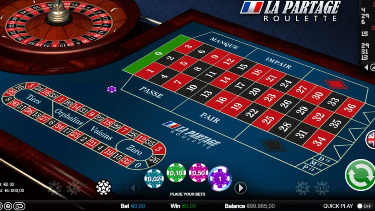 La Partage Roulette screenshot 2