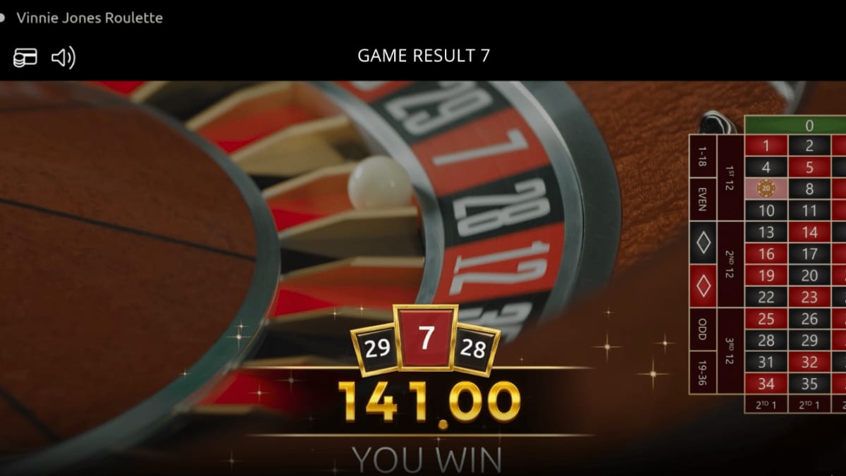 Vinnie Jones Roulette screenshot 1