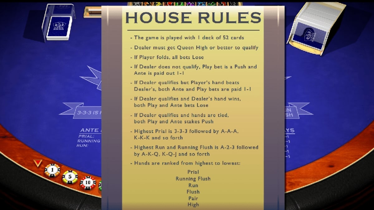 3 Card Brag screenshot 1