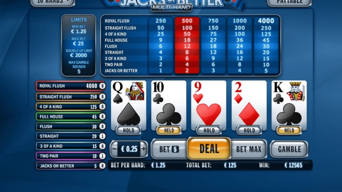 Jacks or Better screenshot 2