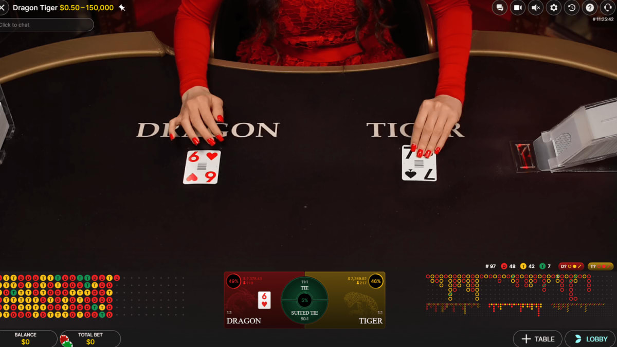 Live Dragon Tiger screenshot 3