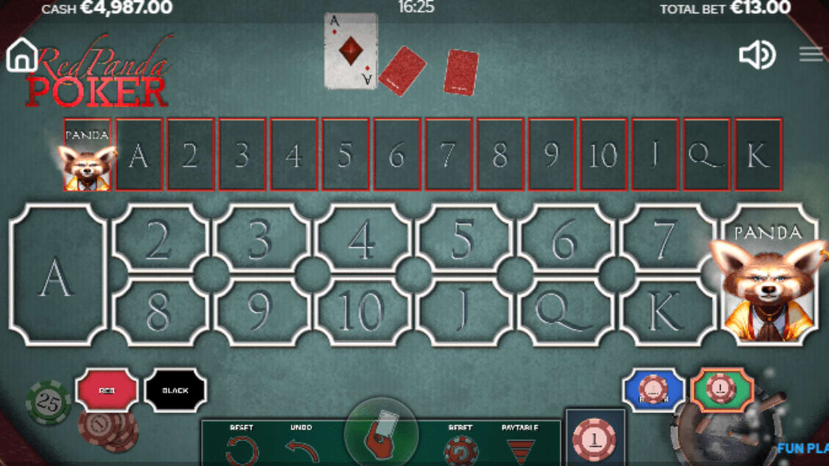 Red Panda Poker screenshot 2