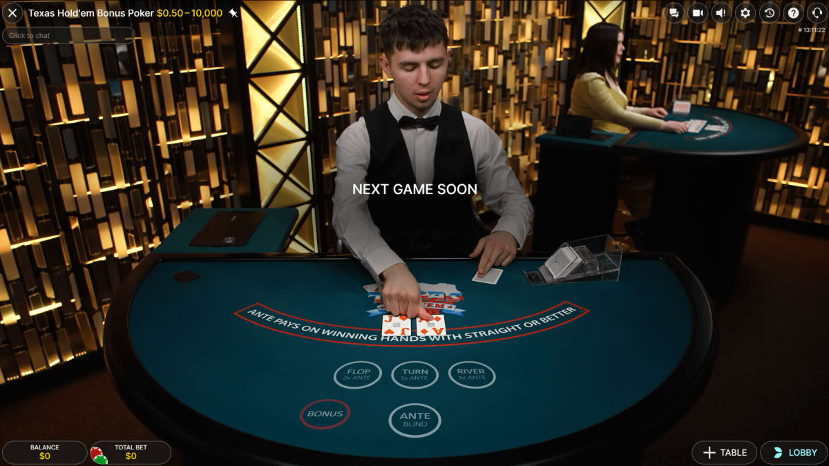 Texas Hold'em Bonus Poker screenshot 1