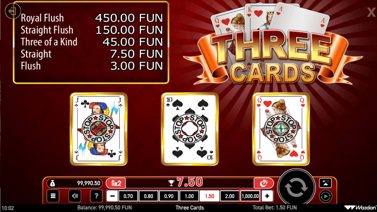 Three Cards screenshot 3