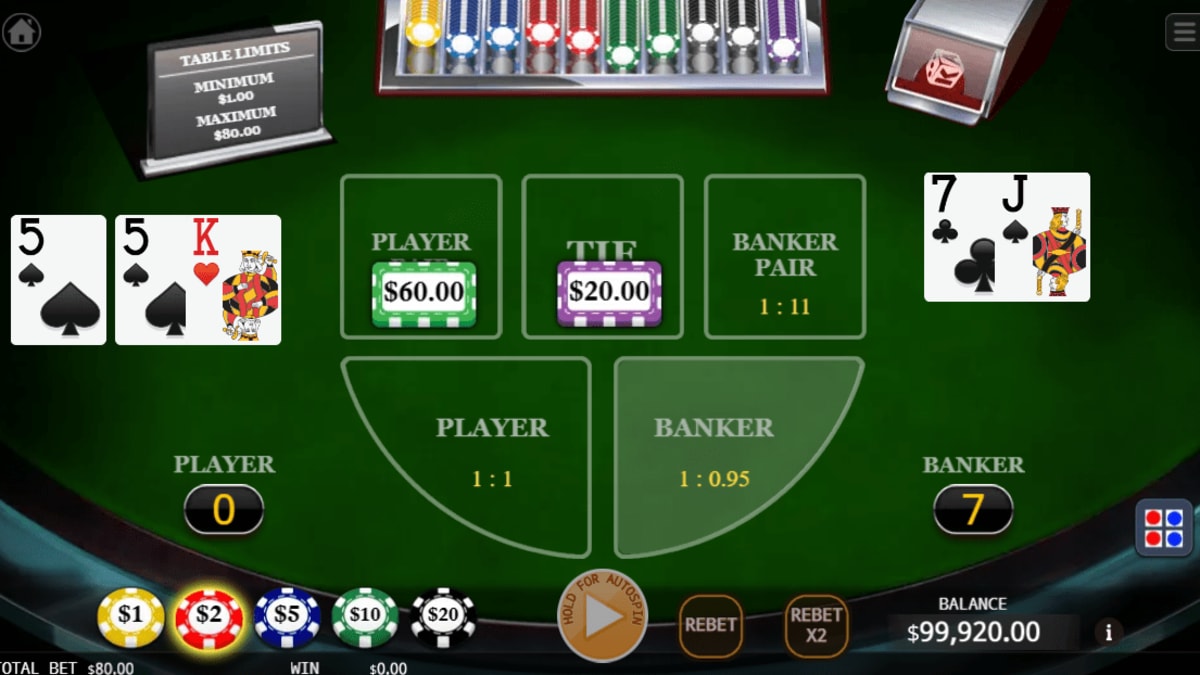 Baccarat screenshot 2