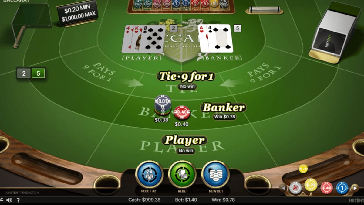Baccarat Professional Series screenshot 3
