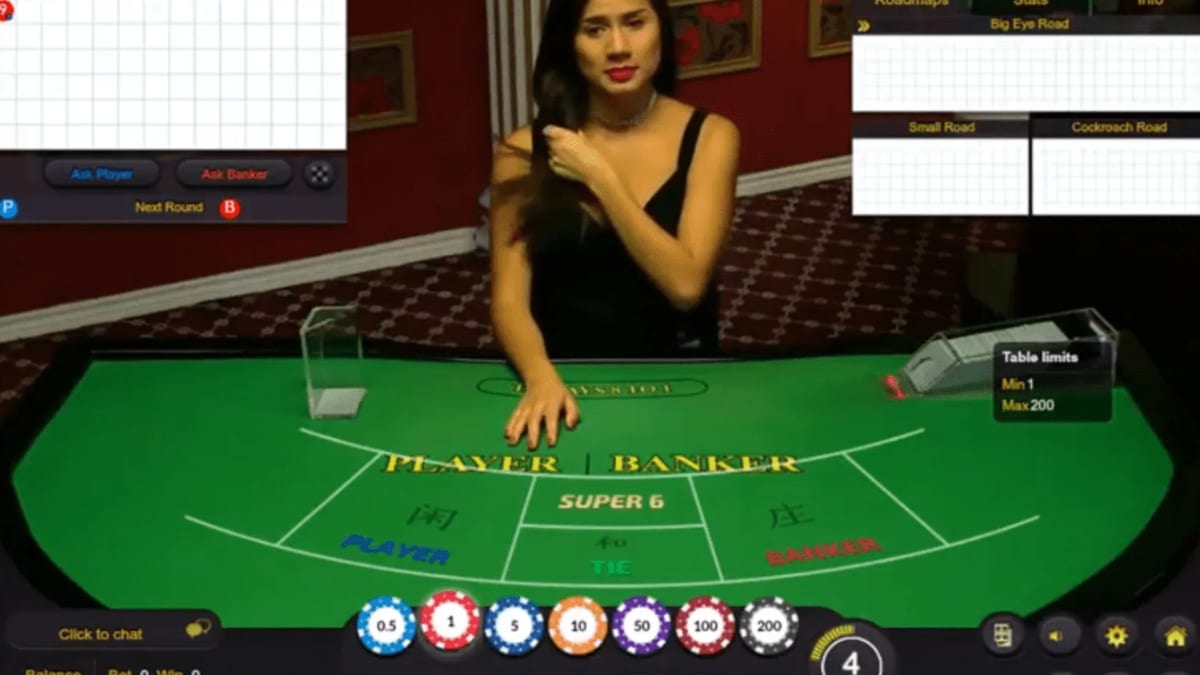 Live Baccarat Super 6 screenshot 2