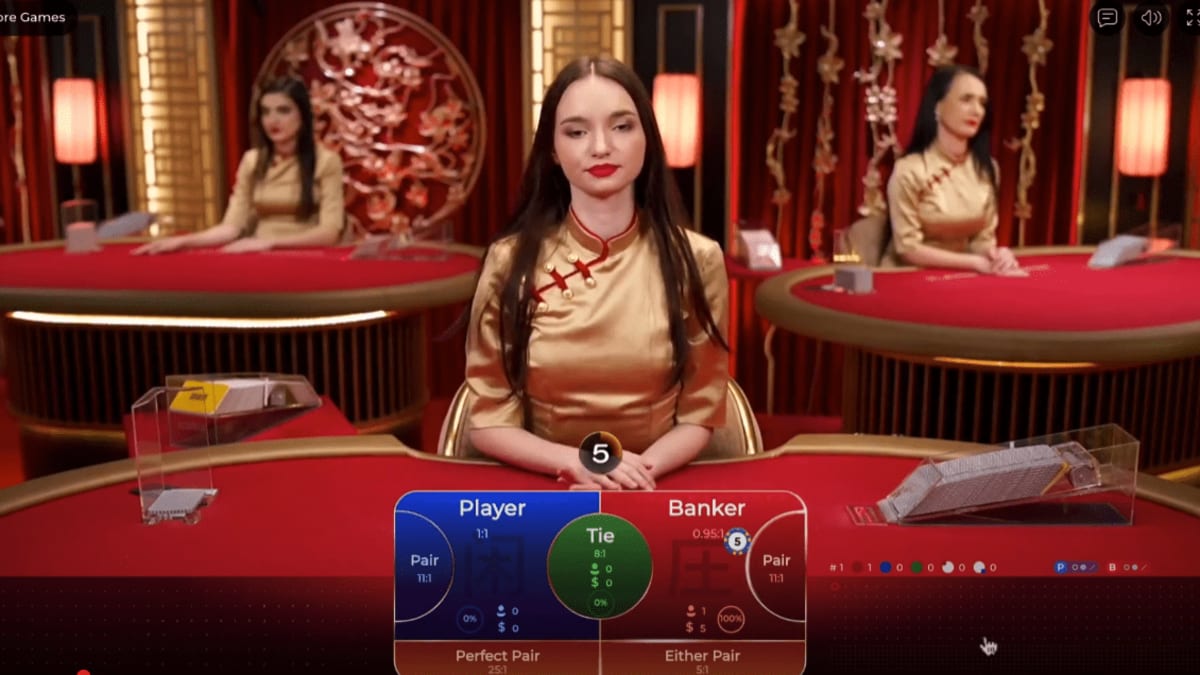 Live Knockout Baccarat screenshot 1