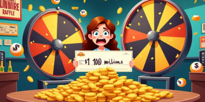 Wygrana w wysokości 100 USD zamienia się w jackpot loterii o wartości 1 miliona dolarów