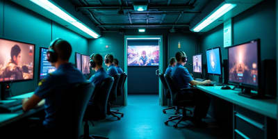 HMS Prince of Wales Unveils High-Tech Gaming Suite