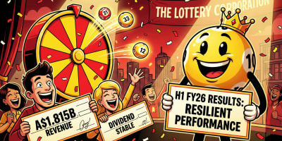 Lottery Corp reports steady H1 growth