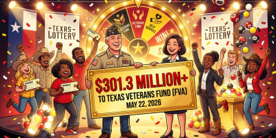 Texas Lottery Surpasses $300 Million for Veterans Assistance