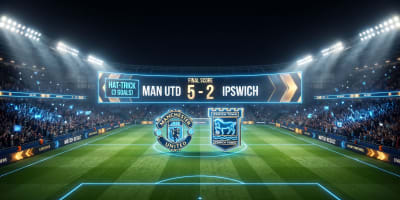 Bruno Fernandes Hat-Trick Secures Man Utd 5-2 Win Over Ipswich