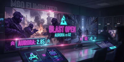 Aurora Eliminates M80 to Face G2 at BLAST Open