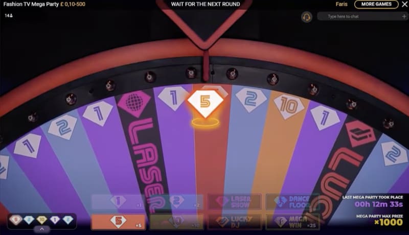 Fashion TV Mega Party Live Features and Bonus Rounds