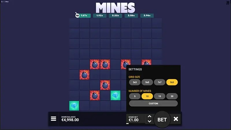 Hoe speel je Mines Dare 2 Win