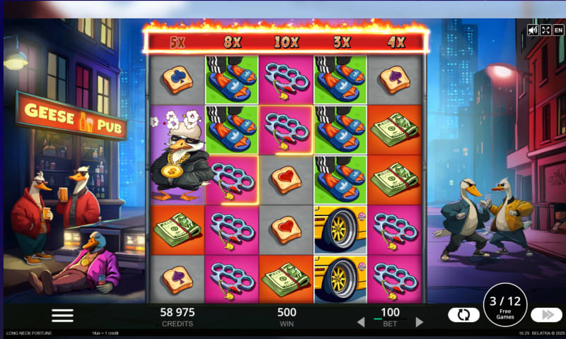  Long Neck Fortune, a high-energy, humor-packed slot