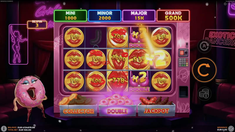 Snack me up highlights three key feature drivers: Special Symbol, Jackpot Symbol, and Collector