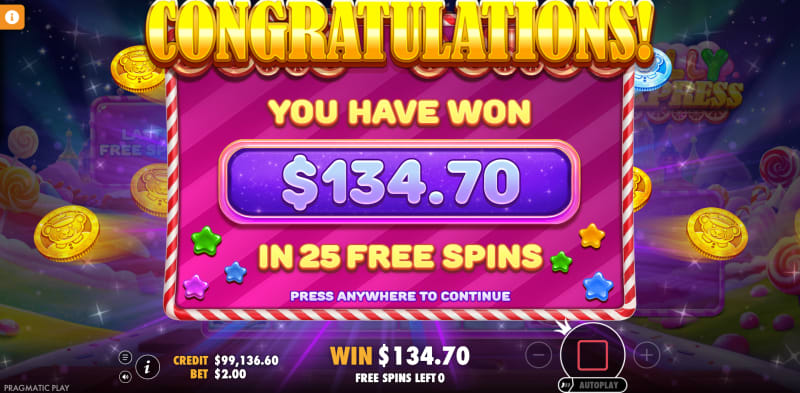 Huge wins at Jelly Express up to 5000x
