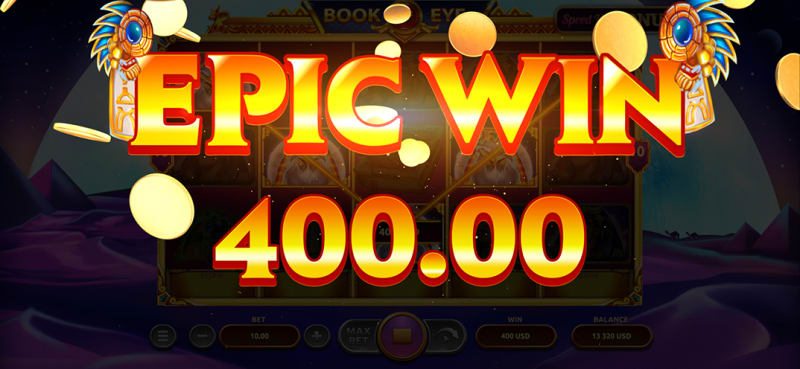 Huge wins at Book of Eye up to 10000x