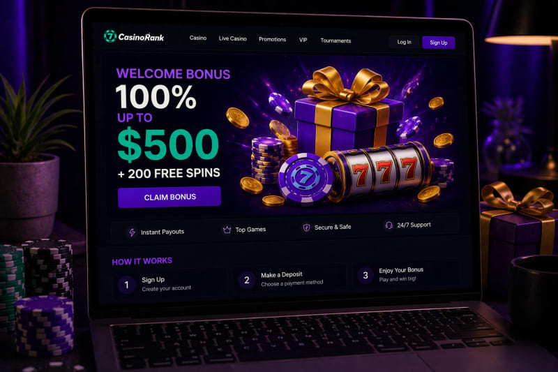 online casino welcome bonus offer