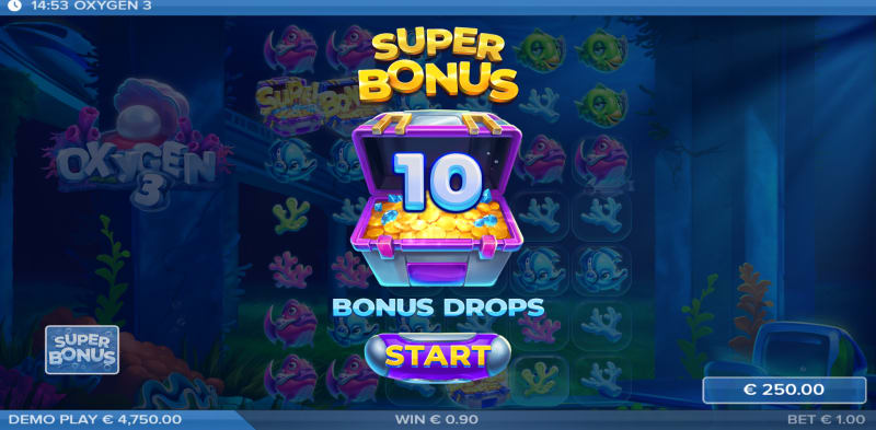Landing 3 Bonus symbols triggers the Bonus Game. 