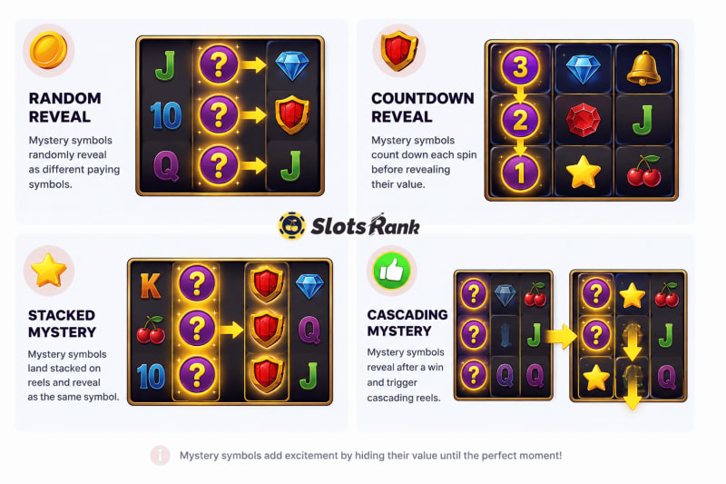 types of mystery symbols in slots